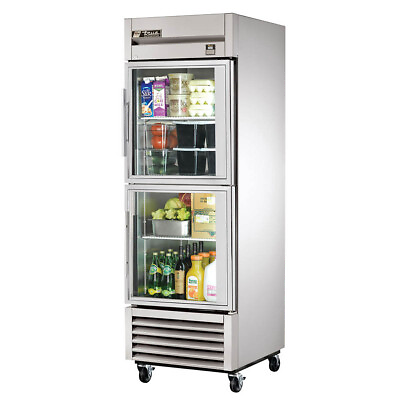 #ad True TS 23G 2 HC FGD01 27quot; One Section Reach In Refrigerator w 2 Glass Half ... $5284.42