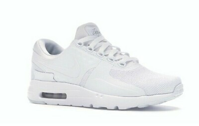 #ad Nike Air Max Zero Essential Mens Lifestyle Sneakers White Wolf Grey 876070 100 $139.99