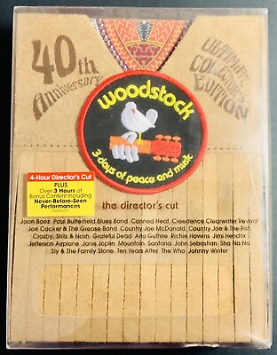 #ad NEW Woodstock 3 Days of Peace amp; Music Director#x27;s Cut 40th Anniversary Collectors $79.99