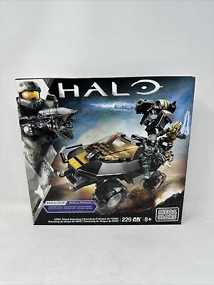 #ad MEGA BLOKS HALO UNSC Attack Gausshog Building Set CNG66 229 Pieces New in Box $170.00