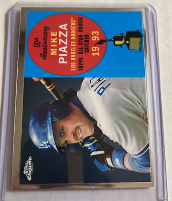 #ad 2008 Topps Chrome #ARC3 MIKE PIAZZA 50th Anniversary All Rookie Team $1.25