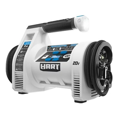 #ad HART 20 Volt Cordless Dual Function Digital Inflator Battery Not Included USA $48.92