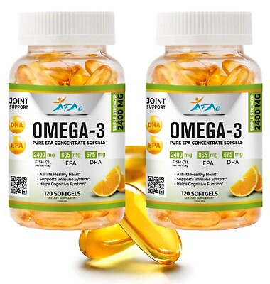 #ad Omega 3 Bottle XL Joint Relief Supplement 1000 mg CONCETRATE 2 $19.95