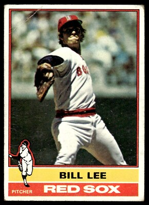 #ad 1976 Topps Bill Lee Boston Red Sox #396 $2.35