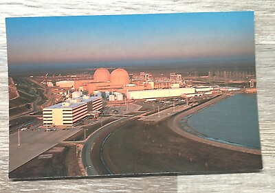 #ad South Texas Project Electric Generating Station Vintage Souvenir Postcard $9.95