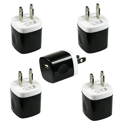 #ad 5x 1A USB Wall Charger Plug AC Home Power Adapter for iPhone 14 Samsung Android $6.99