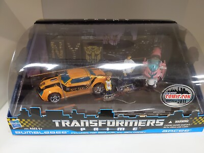 #ad Transformers Prime New York Comic Con Arcee amp; Bumblebee 1st Edition 2011 NYCC $150.00