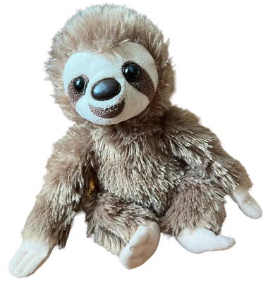 #ad Wild Republic Three Toed Sloth Plush Soft Adorable Cuddly Animal Shaggy Toy $12.95