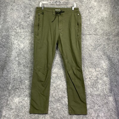 #ad Roark Layover 2.0 Pants Mens 32 x 30 Military Green Slim Straight Stretch Travel $44.99