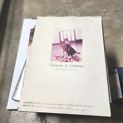 #ad NORIKO SAKAI quot; COMME CINEMA quot; Photo Album Collector Book Japanese Girl Idol 1991 $69.00