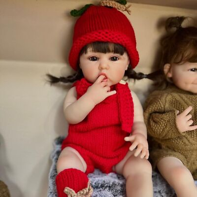 #ad Washable Lifelike Reborn Baby Doll Newborn Girl Toddler Full Body Silicone Vinyl $79.99