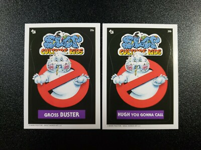 #ad Ghostbusters Slimer Logo Slop Culture Kids Card Set Garbage Pail Kids Spoof $6.22