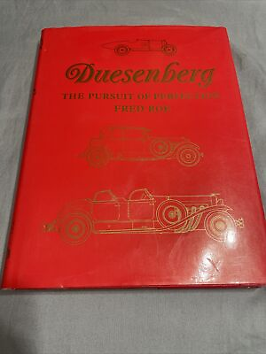#ad DUESENBERG The Pursuit of Perfection Fred Roe 1986 Hardcover with DJ $88.62
