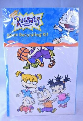 #ad #ad Nickelodeon Jr Room Decorating Kit Stickers amp; Paint Stamps Rugrats $21.75