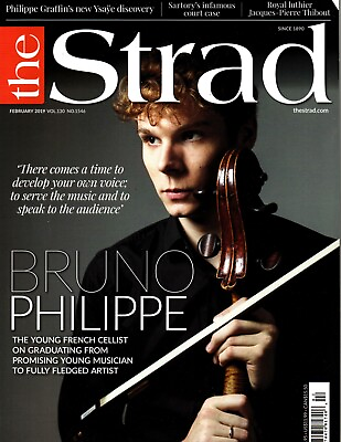 #ad The Strad Magazine February 2019 Bruno Philippe $9.99