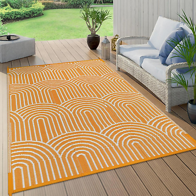 #ad Waterproof Outdoor Rugs for Patios 5X8 Reversible Camping Rug for Tent Plastic $53.88