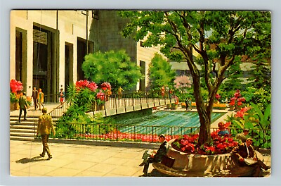 #ad San Francisco CA California Standard Oil Plaza Garden Visitors Vintage Postcard $7.99