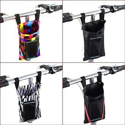 #ad Bike Basket Storage Bag Collapsible Detachable Front Basket Waterproof $6.79