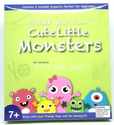 #ad Cute Characters Sewing Craft Kit for Kids Build your own $14.99