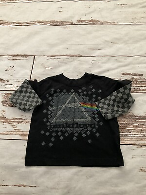 #ad CHILDRENS PINK FLOYD LONG SLEEVED CHECKERED SHIRT $13.00