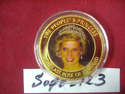 #ad The Last Rose of England Princess Royal Diana Gold Coin Commemorative Coin 4 $17.96