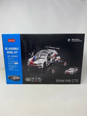 #ad RASTAR RC ASSEMBLY MODEL KIT BMW M8 GTE SCALE 1:18 74 Parts Open Box $77.70