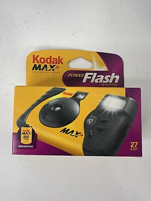 #ad Kodak HD PowerFlash 35mm Single Use Film Camera 27 Exposures Expired 01 2005 $12.99