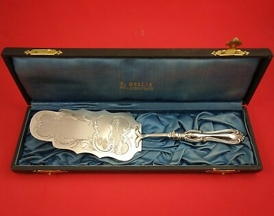 #ad Prince Albert Swedish Sterling Silver Pastry Server HH AS BC in R. Mellin Box $389.00