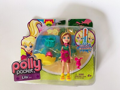 #ad Polly Pocket Zip quot;n Splash Color Change LILA Vintage $20.23
