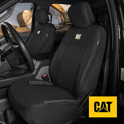 #ad Caterpillar Automotive Seat Covers for Front Seats Black Car Seat Cover Set $39.99