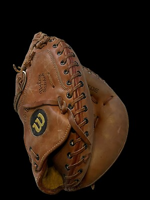 #ad Wilson The A2403 Catchers Mitt RHT Baseball Glove Professional Model Vtg READ $69.00