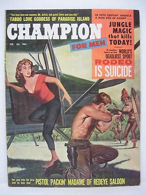 Champion For Men Magazine February 1960 Volume 1 #9 $26.95