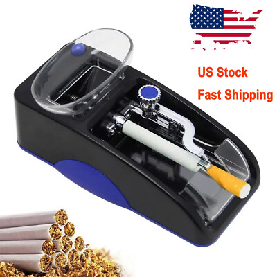 #ad #ad Cigarette Machine Automatic Electric Rolling Roller Tobacco Injector Maker US $14.69