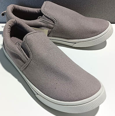#ad Cat amp; Jack Youth Boys#x27; Light Gray Blaine Slip On Everyday Sneakers Size 5 $16.00
