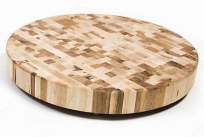 #ad #ad Round End Grain Chopping Butcher Block Extra Large 18 x 2 Inches Canadian Maple $138.24