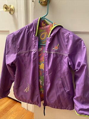 #ad girls rain jacket size 6 $20.00