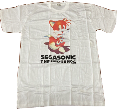 #ad SEGA Sonic the Hedgehog Novelty Vintage Tee T Shirt One Size Made In Japan 1994 $199.00