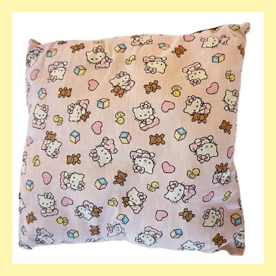 #ad ❤️Sanrio Hello Kitty Pink Throw Pillow 11” x 11”❤️ $7.98