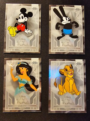 #ad 2023 Topps Chrome Disney 100 Base 1 100 Pick your Cards complete set USA seller $5.00