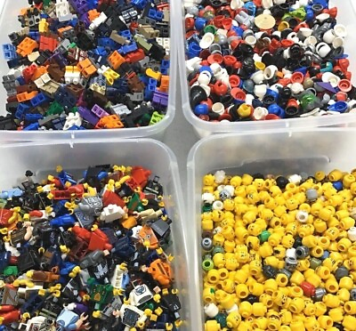 #ad LEGO Bulk Lot Of Minifigure Parts Body parts heads torsos Hats. You Choose $12.99