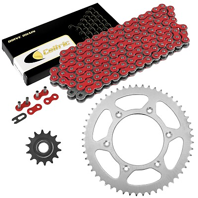 #ad Red Drive Chain And Sprocket Kit for Honda CRF250X 2004 2017 $42.01