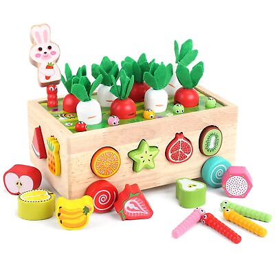 #ad #ad Toddlers Montessori Wooden Educational Toys for Baby Boys Girls Age 1 2 3 Yea... $34.53