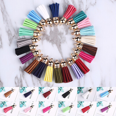 #ad 10Pc Colorful Tassel KeyChains Key Ring Bag Hanging Gift Jewelry Tassel Keychain C $3.28