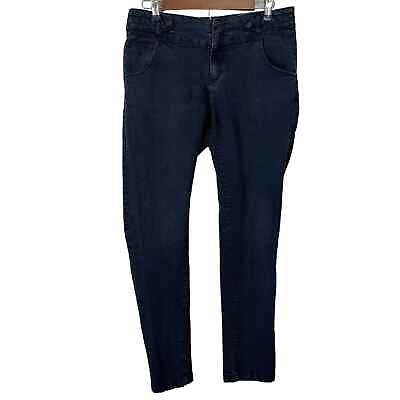 #ad One 5 One Womens Sz 10 Skinny Jeans Black Stretchy $5.39
