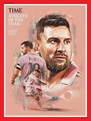 #ad Time Magazine Lionel Messi Athlete of the Year Taylor Swift Person Of The Year $15.00