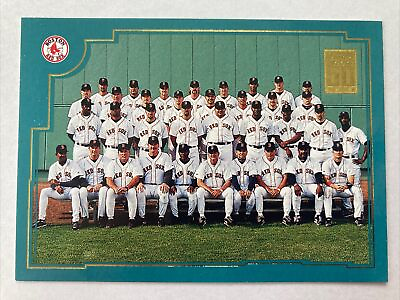 #ad 2001 Topps Boston Red Sox Team Card #756 $1.68