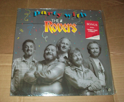 #ad ⭐SEALED⭐ THE ROVERS PARTY WITH VINYL LP 1985 $24.97