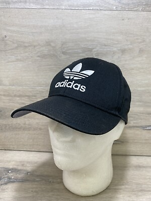 #ad Adidas Unisex Black Adjustable Hat Cap $8.00