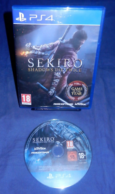 #ad PS4; Sekiro: Shadows Die Twice Game of the Year PAL Disc VG LN Free Shipping $42.00