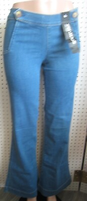 #ad New Ladies Express 2 styles Wide Leg Flare or Crop Denim Jeans Size 0 10 $16.99